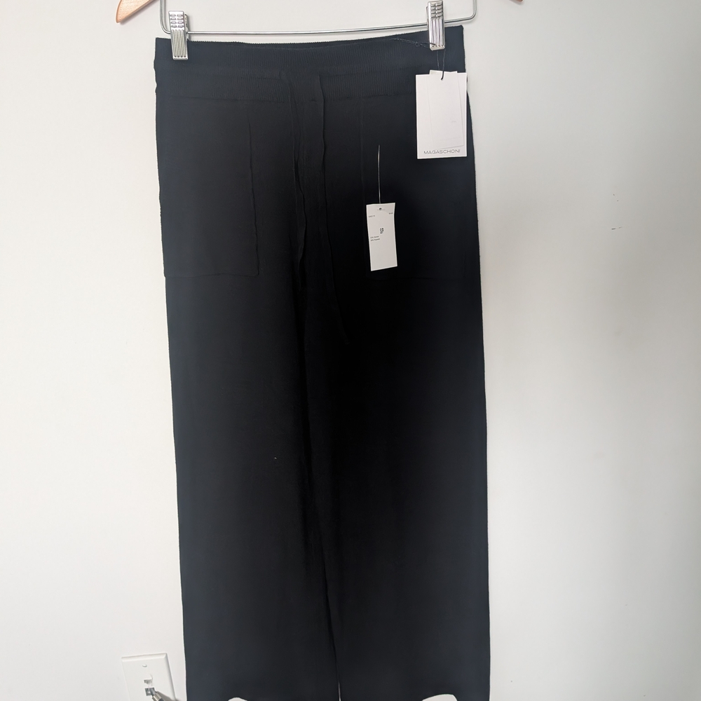 Black Wide-Leg Pants